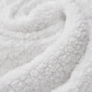 Juskys Fleecedecke 150x200 cm mit Sherpa - flauschig, warm, waschbar - Decke für Bett und Couch - Tagesdecke, Kuscheldecke Hellgrau