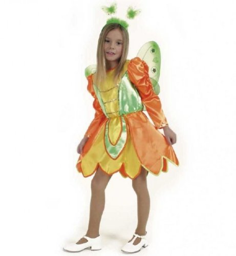 Fasching Karneval Kinder- Kostüm Kleid Schmetterling o.Flügel : Größe: 140
