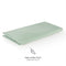 Blumtal Basic Bettlaken 160 x 275cm - Pflegeleichtes Betttuch aus weichem, gebürstetem Mikrofaser-Gewebe, ohne Gummizug, Summer Green - grün