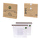 TreeBox Silikon Aufbewahrungsbeutel 2er Set | Alternative zu Gefrier- und Frischhaltebeutel | Kühlschrank Organizer | Marinierbeutel | Auslaufsicher | Geruchsdicht | 1000ml