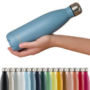 Blumtal Trinkflasche Charles - auslaufsicher, BPA-frei, stundenlange Isolation von Warm- und Kaltgetränken, 1000ml, dove grey - grau