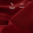 Blumtal Kissenbezug 65x65cm mit Hotelverschluss - 2er Set Kissenbezüge, Aurora Red, Kopfkissenbezug aus weichem Mikrofaser - waschbare Kissenhülle, Oeko-TEX Zertifiziert - für Kissen 65x65cm