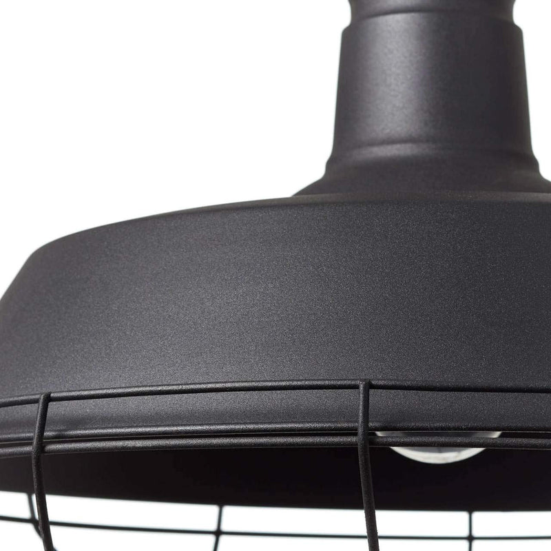 BRILLIANT Lampe Rope Pendelleuchte 47cm schwarz | 1x A60, E27, 60W, geeignet für Normallampen (nicht enthalten) | Für LED-Leuchtmittel geeignet