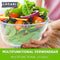Salatschleuder | Salad Spinner 4 Liter | Lacari ORIGINAL Salatschleuder mit Deckel | Salatschleuder Groß | Eisbergsalat Siebeinsatz | Salatschleuder mit Ebook | Salat Schleuder Neue Gen. 2023
