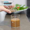 TreeBox Messbecher aus Glas mit Ausguss – 3er Set – Hitzebeständig und mikrowellengeeignet - Verschiedene Maßeinheiten – Perfekt zum Backen, Kochen und Mischen