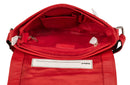 LEABAGS Kids Kindertasche Leder Umhängetasche für Mädchen und Jungen - Fred (rot)