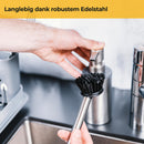 SILBERTHAL Spülbürste Edelstahl - Geschirrbürste für die Küche - Schwarz - 2 Stück