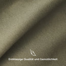 Blumtal Basics - Spannbettlaken aus 100% Baumwolle (90 x 200 x 13 cm - 1er Set, Grau)
