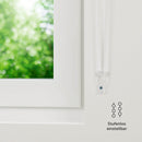 Blumtal Doppelrollo 70 x 155-195cm -  Klemmfix Rollo, Rollos für Fenster ohne Bohren, Klemmrollo für Fenster & Türen, Seitenzugrollo, Weiß