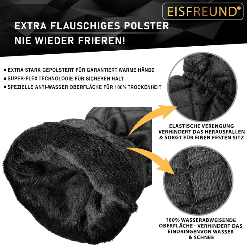 EISFREUND© Premium Eiskratzer mit Handschuh - Verbessertes Konzept 202 –
