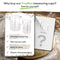 TreeBox Messbecher aus Glas mit Ausguss, 2er Set, Messbecher Hitzebeständig und mikrowellengeeignet, verschiedene Maßeinheiten, perfekt zum Backen, Kochen und Mischen (Englische Version)