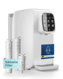 VILTARO® Osmoseanlage für Trinkwasser [5-stufiges Filtersystem, 6 Temperaturstufen, mobil ohne Wasseranschluss] | Umkehrosmoseanlage | Osmose Wasserfilter | Kalkfilter | Trinkwasserfilter