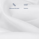 Blumtal® Spannbettlaken 180x200cm aus Microfaser - Oekotex zertifiziertes Bettlaken 180x200 - Leintuch 180x200 / Spannbettuch 180x200cm - Spannleintuch 180x200-180x200 Spannbettlaken - Laken - Weiß
