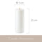 UYUNI LED Kerze Smooth 10,1x25 cm Nordic White