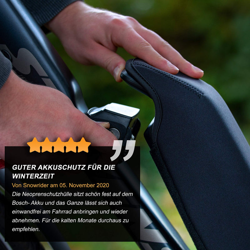 Wheeloo E-Bike Akkuschutz für Bosch Powerpack I Erhöht Laufzeit & Lebe –