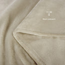 Blumtal Kuscheldecke Kinder - Decke mit Ärmeln für Kinder, Oeko-TEX® zertifizierte Ärmeldecke, Mikrofaser Fleecedecke mit Fußsack und 2 Fronttaschen, 90x105 cm, Sand - Beige