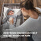 CHILDOO Baby Hängematte [QuickFix-Schlaufe] Babywiege Babybett Federwiege mit Gestell Kinderschaukel Babywippe für Kinderzimmer, Esszimmer, Wohnzimmer | Grau