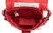 LEABAGS Kids Kindertasche Leder Umhängetasche für Mädchen und Jungen - Fred (rot)