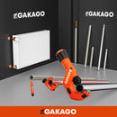 Gakago Rohrschneider Set 3-50mm mit Entgrater - Vielseitiger Rohrabschneider für alle gängigen Metalle wie Edelstahl, Kupfer, Aluminium, Stahl oder Kunststoff (bspw. PVC & PE) auch als Verbundrohr