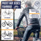FORRIDER Fahrradsattel bequem | Ergonomischer Sattel mit Gesäßstütze [ÜBERGROSSE Sitzfläche] - City, Trekking, E-Bike, Heimtrainer – Damen & Herren