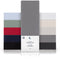 Blumtal® Basics Jersey Spannbettlaken 120x200cm -Oeko-TEX Zertifiziert, 100% Baumwolle Bettlaken, bis 7cm Topperhöhe, Grau