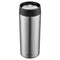 SILBERTHAL Thermobecher 350ml Edelstahl – Auslaufsicherer Kaffeebecher to go mit Keramik – Coffee Cup in Silber - Bis zu 6h warm und 12h kalt