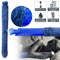 Kufl Lange Wärmflasche mit blauem Bezug für Nacken, Schulter und Bauch (80cm / 2,5 Liter)