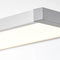 Brilliant Lampe Entrance LED Deckenaufbau-Paneel 116x7cm alu/weiß easyDim | 1x 30W LED integriert, (3300lm, 3000K) | EasyDim: dimmbar mit herkömmlichen Lichtschaltern
