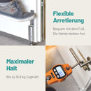D&D Living® Türfeststeller - Kick&Fix Türhalter für Innen & Außen mit Fußbedienung - robust | rostfrei | rutschfest