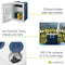 Juskys elektrische Kühlbox 40 Liter 12 V / 230 V für Auto, Lkw, Reisemobil, Camping - Mini Kühlschrank kalt & warm - thermoelektrische Box - Blau