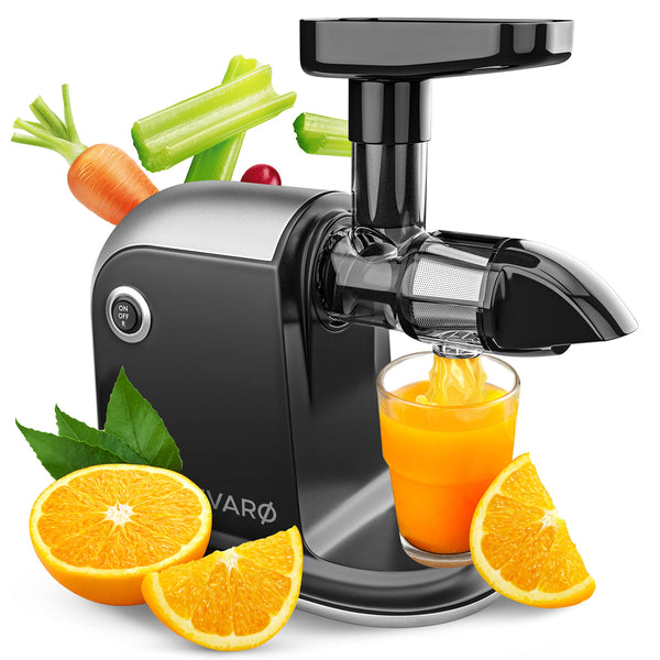 Divaro [DAS ORIGINAL] - Slow Juicer - Entsafter Gemüse und Obst - [150 W] Vitaminschonender Obstentsafter mit Umkehr Funktion Inkl. Reinigungsbürste - BPA Frei